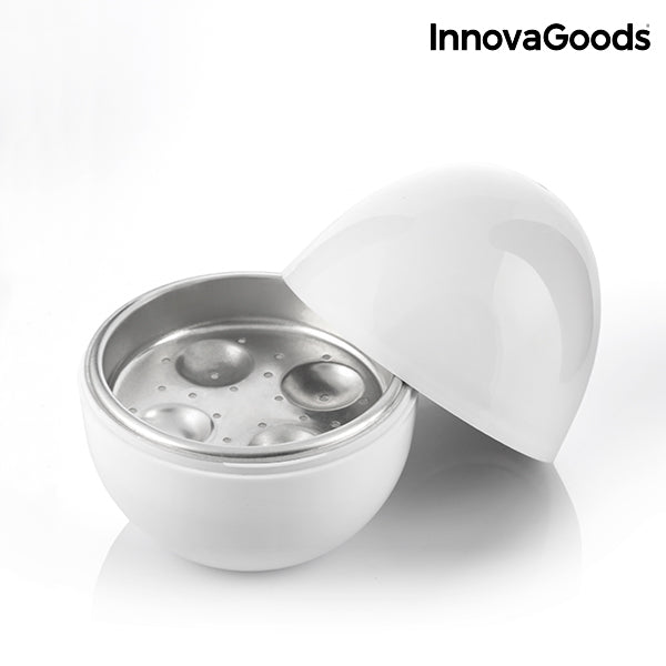 Fogão de Ovos para Microondas com Livro de Receitas Boilegg InnovaGoods