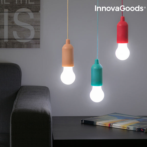 Bombilla LED Portátil con Cordón InnovaGoods