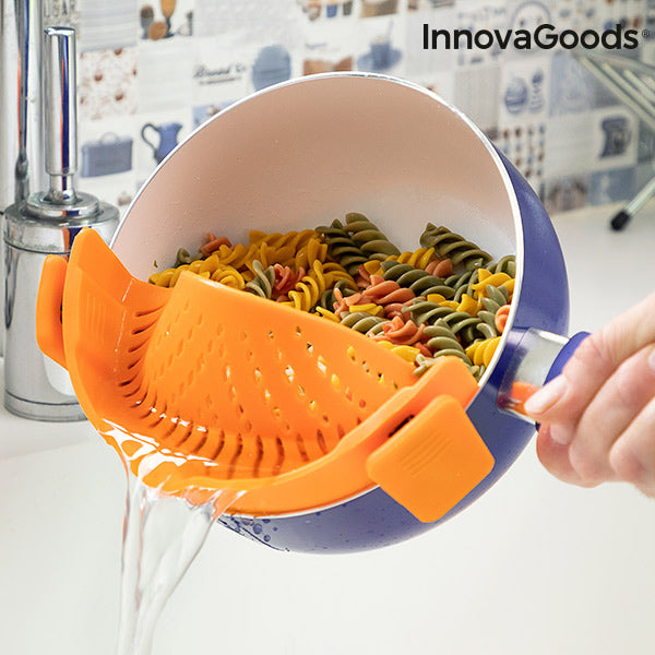 Escorredor de silicone InnovaGoods Pasttrainer