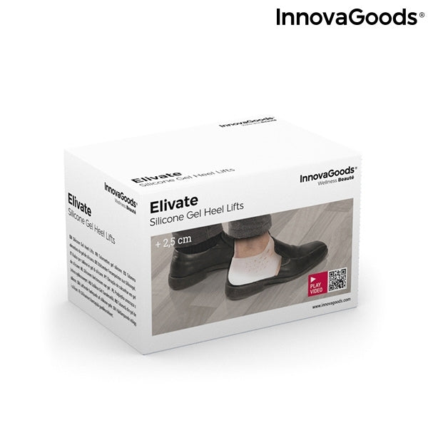 Almofadas de calcanhar de gel de silicone Elevate InnovaGoods