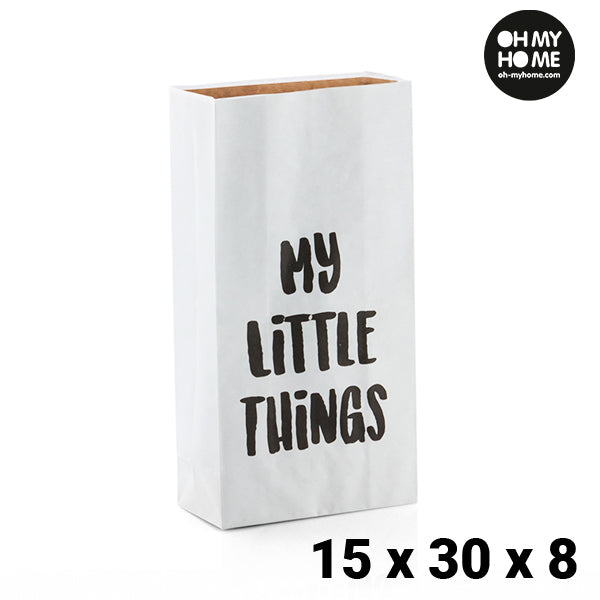 Saco de papel pequeno Oh My Home (15 x 30 x 8 cm)