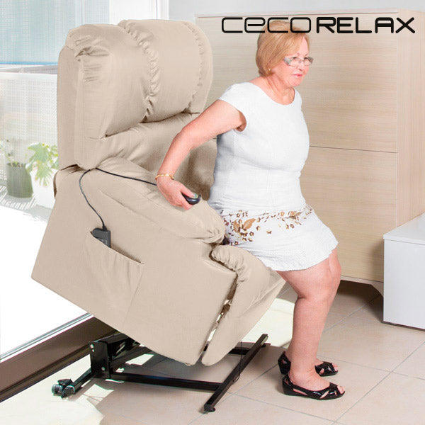 Relax Chair Massager Levantapersonas Cecotec Beige (Recondicionado A+)